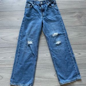 Girls Zara wide legged jeans size 10